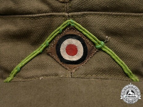 German Army Panzer Grenadier NCO/EM's Tropical Visored Field Cap M43 with Soutache Cockade & Soutache Detail