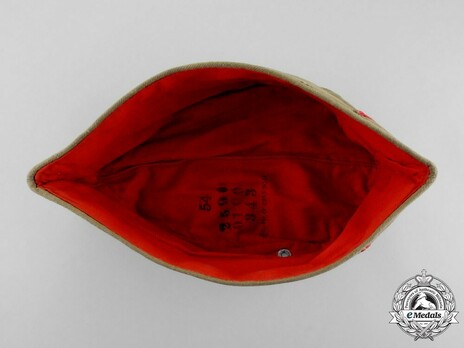 Afrikakorps Heer Artillery & Ordnance Field Cap M35 Interior