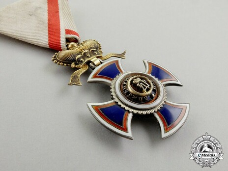 Order of Danilo I (Merit for the Independence), Type IV, IV Class, Officer Obverse