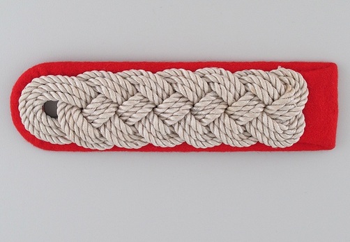 SA Standartenführer - Sturmbannführer Type III Shoulder Boards (High Leader version) version) Obverse