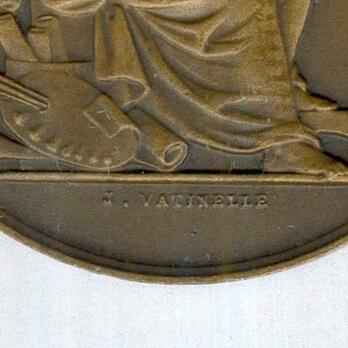 Bronze Medal (stamped "J VATINELLE") Obverse Detail