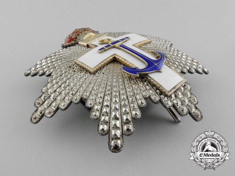 2nd Class Breast Star (white distinction) (1875-1925) Obverse