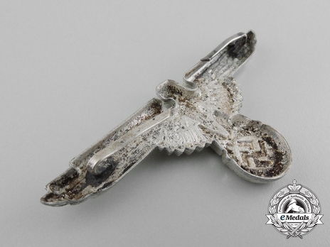 Allgemeine SS Metal Cap Eagle Type II, by F. Wagner (cupal) Reverse