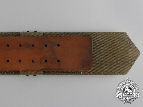 HJ Officer Lower Leader Brocade Belt Strap Reverse