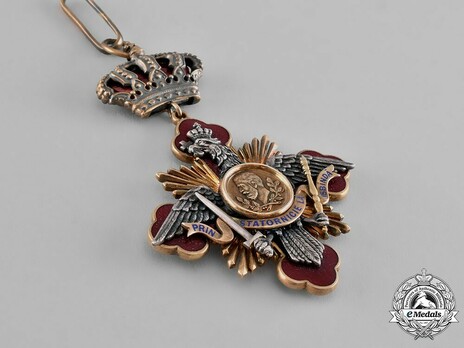 Order of Carol I, Commander's Cross Obverse