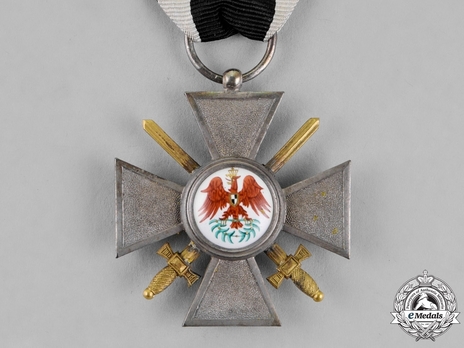 Order of the Red Eagle, Military Division, Type V, IV Class Cross (pebbled version) Obverse