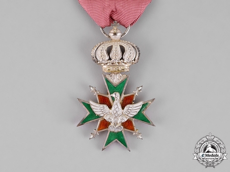  Order of the White Falcon, Type II, Civil Division, II Class Knight (in silver) Obverse