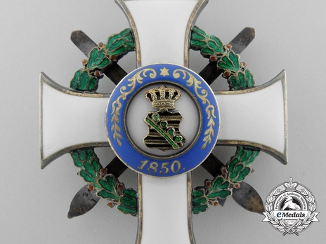 Albert Order, Type II, Military Division, I Class Knight (in silver gilt) Reverse