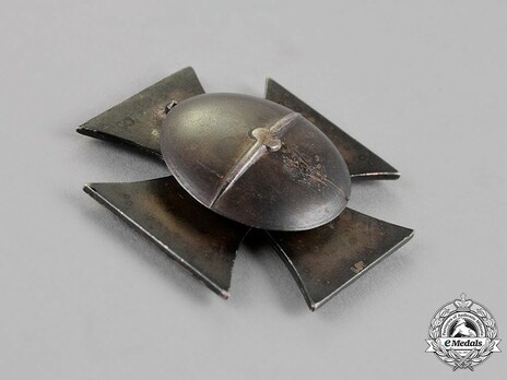 Iron Cross I Class, by Wächtler & Lange (L 55, screwback) Reverse