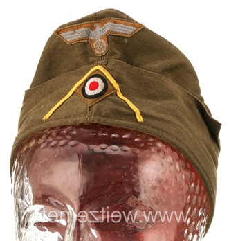 Afrikakorps Heer Signals Field Cap M35 Profile