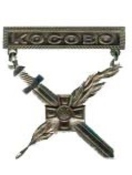 Warrior-Peacemaker Badge (Kosovo) Obverse