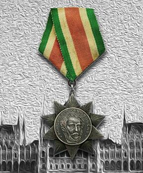 Hungarian Order of Freedom, Silver Medal Obverse