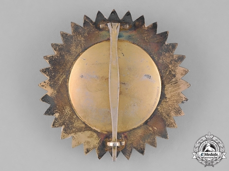Order of the Crown of Thailand Grand Cross Breast Star (I Class) Reverse