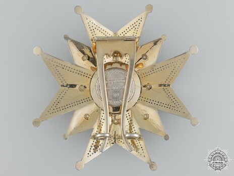 Military Order of St. George, Grand Cross Breast Star Reverse