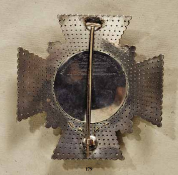 The Most Honourable Order of the Bath, Type II, Military Division, Commander Breast Star (with brilliants)