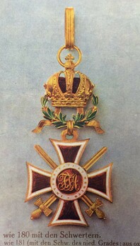 Order of Leopold, Type III, Military Division, Commander Cross (with War Decoration and gold swords)