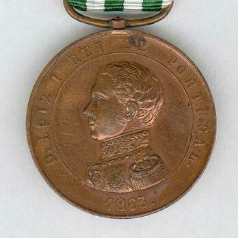 Copper Medal (for 4 Years, 1863-1911) Obverse
