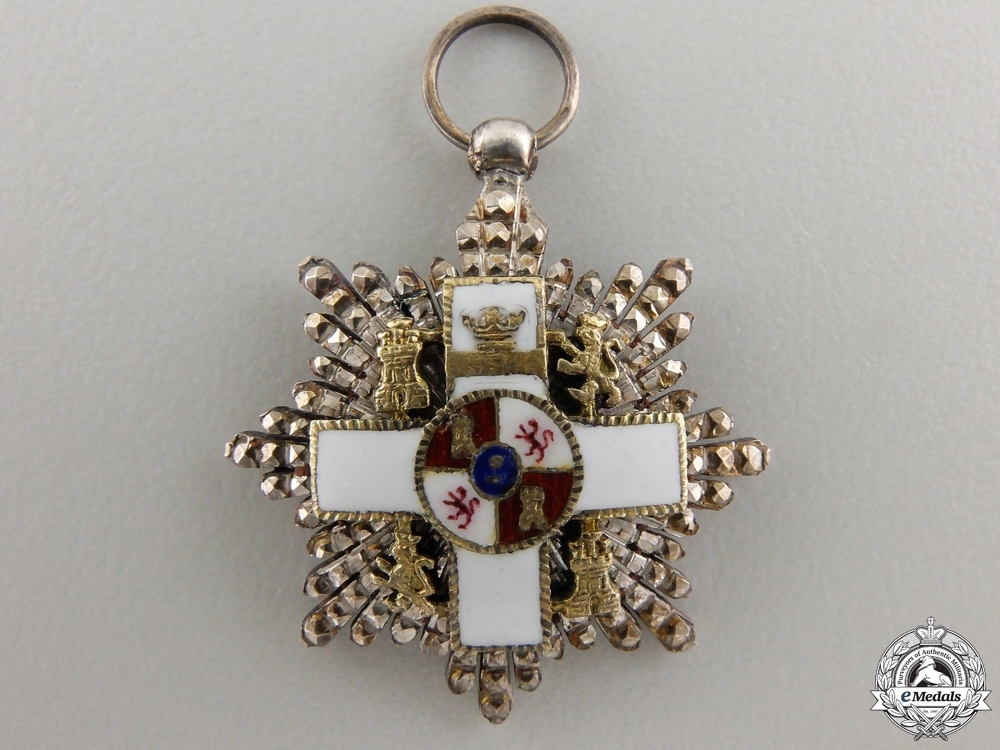 Miniature+2nd+class+breast+star+%28silver+gilt%29+obverse