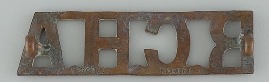 Horse Artillery General Service Other Ranks Shoulder Title Reverse