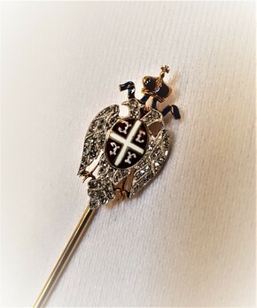 Miniature Order of the White Eagle, Type II, Civil Division, I Class Obverse