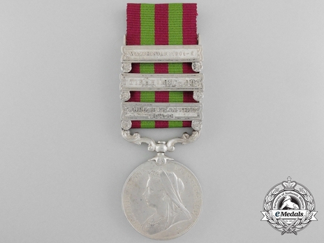 Silver Medal (with 3 clasps) (1896-1901) Obverse