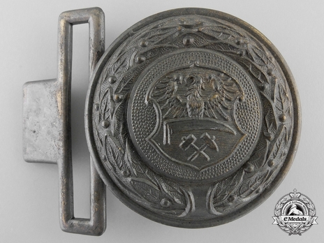 Firefighters Regional Officer Belt Buckle (Upper Silesia version) Obverse