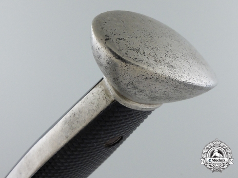 German Red Cross Enlisted Ranks Hewer (Marked) Pommel Detail