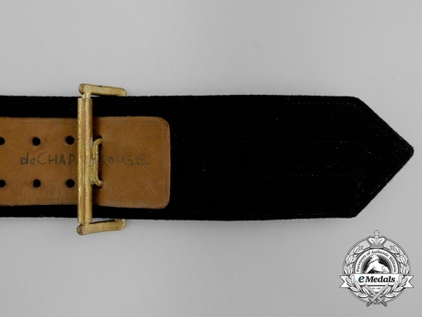 Diplomatic Corps 1942 Pattern Higher Career Officials Group 4 & 5 Dress Belt Reverse