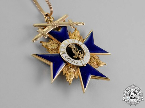 Order of Military Merit, Military Division, II Class Cross (without crown) Obverse
