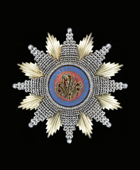 Order of Chula Chom Klao, Grand Cordon Breast Star (Special Class)