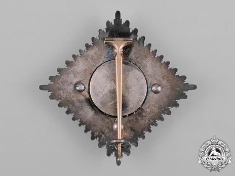 Order of the Red Eagle, Civil Division, Type V, II Class Breast Star (in silver gilt) Reverse