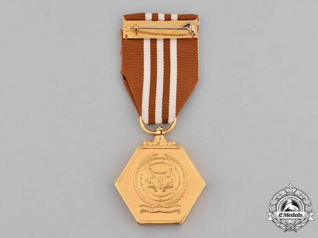 Singapore Armed Forces Long Service and Good Conduct Medal Reverse