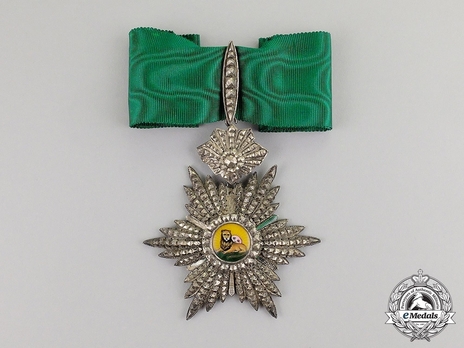 Order of the Lion and Sun, Type IV, II Class Commander (with couchant lion) Obverse
