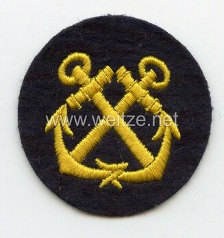 Kriegsmarine Enlisted Men Navigating Helmsman Insignia Obverse
