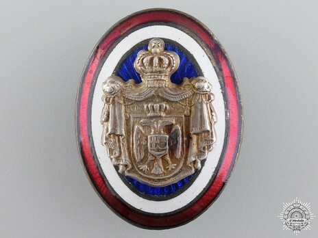 Household Officer's Cap Badge Obverse