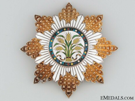 Order of the Golden Grain, I Class Star Obverse
