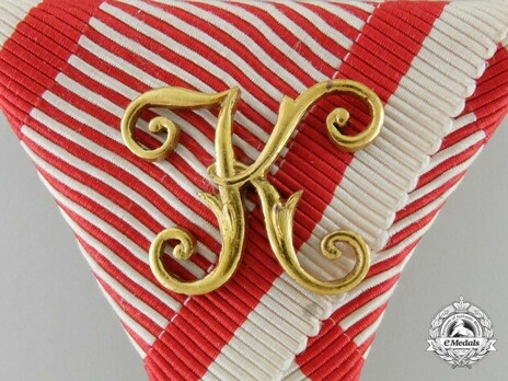 Type IX, I Class Gold Medal (with "K" decoration) Ribbion