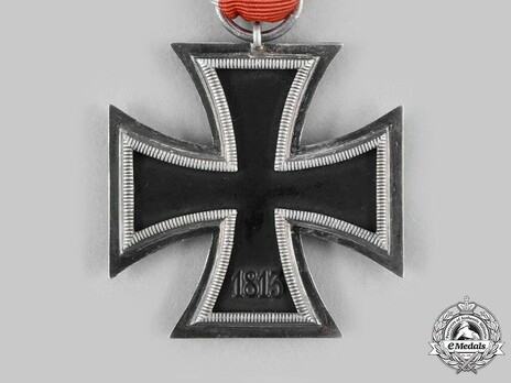 Iron Cross II Class, by Frank & Reif, #12 ("Übergröße" oversized version) Reverse