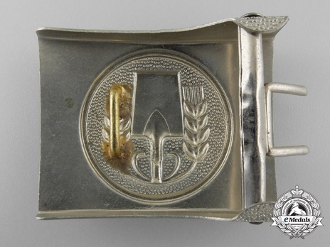 Anhalt Labour Service Belt Buckle Reverse