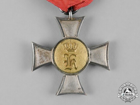 Reserve Long Service Decoration, Type I, I Class Cross Obverse