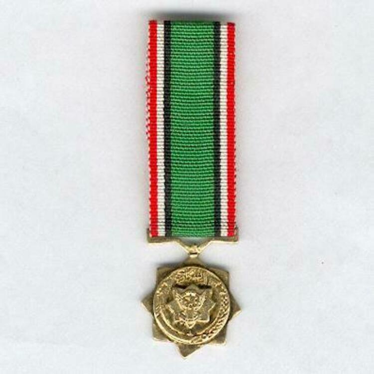 Miniature gilt medal obv s