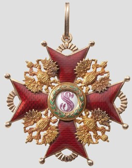 Order of Saint Stanislaus I Class Badge Obverse 