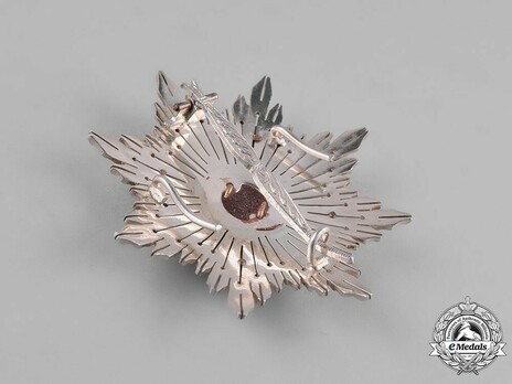 2nd Class Breast Star (white distinction) Reverse
