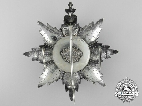 Grand Cross Breast Star (with 8 rays) (Gold by Halley) Reverse