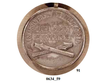 Order of Jan Zizka of Trocnov, III Class Silver Medal