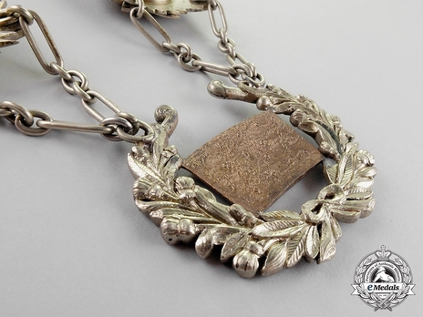  Order of the Supreme Sun (Nishan-i-Almar), Type II, I Class Collar Reverse Detail