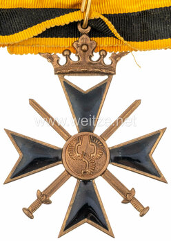 Freikorps von Diebitsch Merit Cross, I Class Obverse