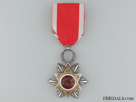 Order of Ouissan Alaouite, Type I, V Class Knight Obverse