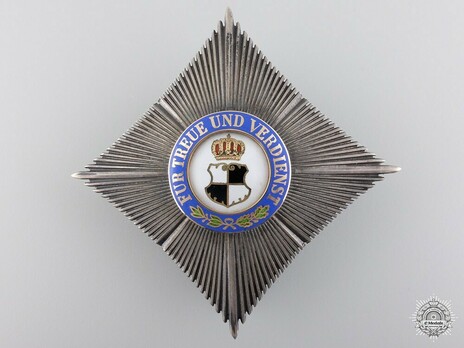 House Order of Hohenzollern, Type II, Civil Division, Honour Commander Breast Star Obverse