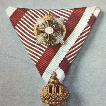 Order of Franz Joseph, Type II, Military Division, Commander Breast Star Miniature